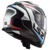 LS2 FF800 STORM RACER helma červená/modrá